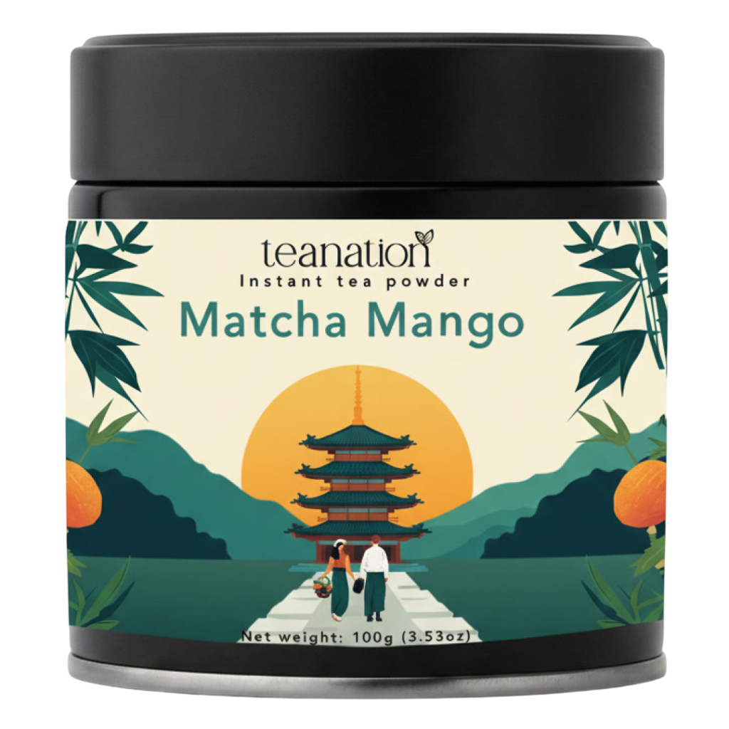 matcha mango tea photoroom